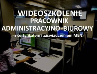 szkolenie online pracownik administracyjno-biurowy